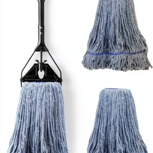 KeFanta Commercial Mop Heavy Duty Cotton Metal Handle-0