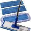 Zflow Microfiber Mop Stainless Steel Handle Washable Pads-0