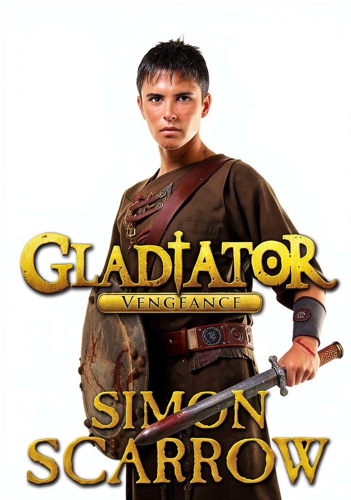 Gladiator Series Book 4 cover showing ancient civilization scenes
