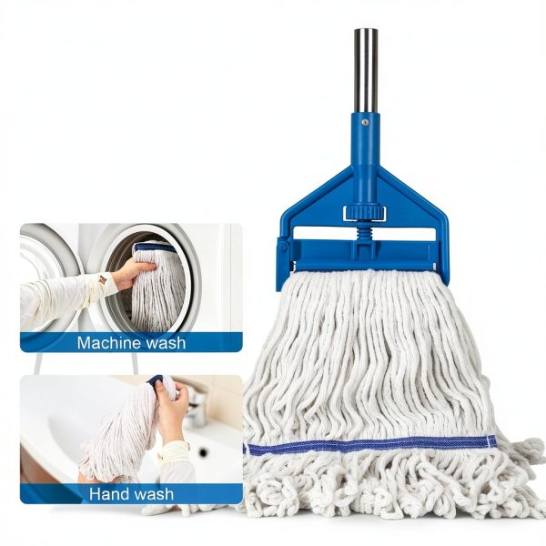 KeFanta Commercial Wet Mop Cotton Looped End Heavy Duty-4