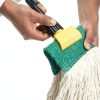 Rubbermaid Commercial Wet Mop Durable Fiberglass Handle Easy-2