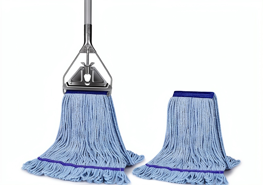 SOBONNE industrial mop with stainless steel handle and microfiber head