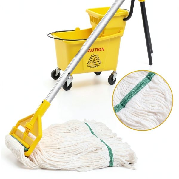 Taizhou Sonice Commercial Wet Mop Cotton Head Aluminum-2
