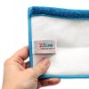 Zflow Microfiber Mop Stainless Steel Handle Washable Pads-6