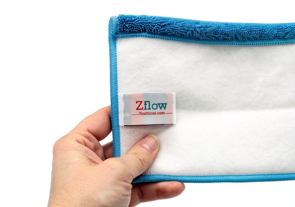 Zflow Microfiber Mop Stainless Steel Handle Washable Pads-6