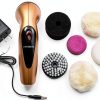 Vaveren Electric Shoe Polisher with 6 Brush Heads Cordless Cleaner-0