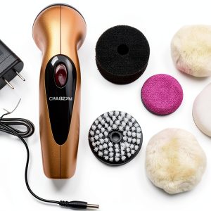 Vaveren Electric Shoe Polisher with 6 Brush Heads Cordless Cleaner-0