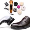 Vaveren Electric Shoe Polisher with 6 Brush Heads Cordless Cleaner-2