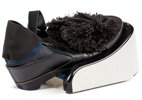 Electric Shoe Polisher NNHDWS Stainless Steel – Hard Leather Finish, 1-2