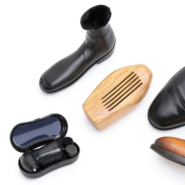 TsoLay Electric Shoe Polisher with 4 Brush Heads – Leather Cleaner-7