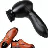 Tomedny Electric Shoe Polisher Portable Leather Kit with 4 Brushes-3