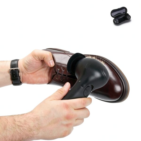 TsoLay Electric Shoe Polisher with 4 Brush Heads – Leather Cleaner-6