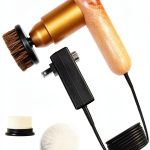 Electric Shoe Cleaner Sansent ESP2307 Yellow Adjustable 75W Brush Kit-0