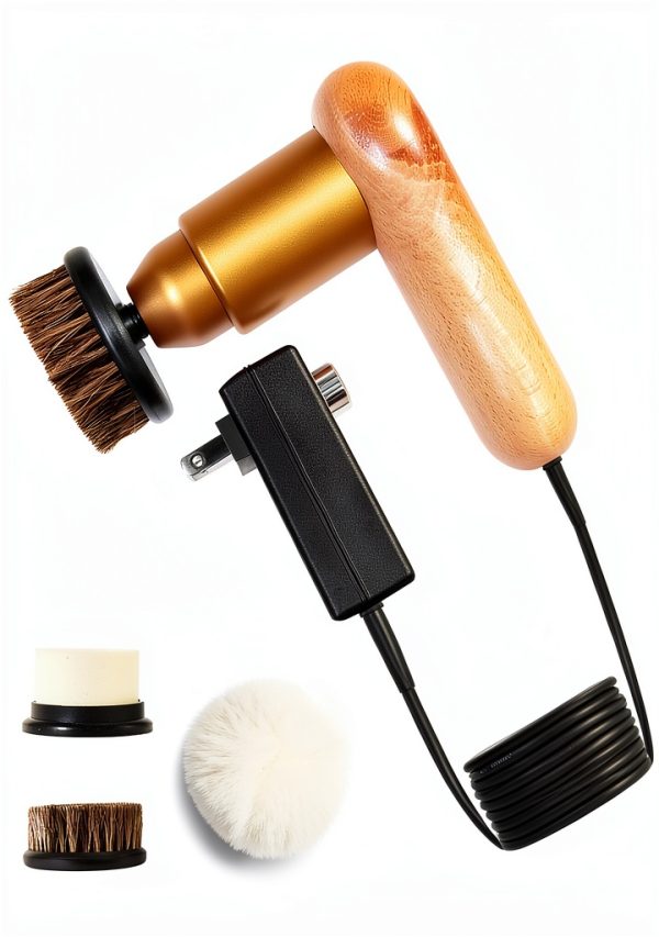 Electric Shoe Cleaner Sansent ESP2307 Yellow Adjustable 75W Brush Kit-0
