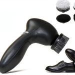 Kukyller Electric Shoe Shiner Brush Kit – Compact ABS Handle, 4‑Head-0
