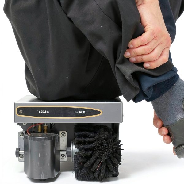 Electric Shoe Polisher NNHDWS Stainless Steel – Hard Leather Finish, 1-6