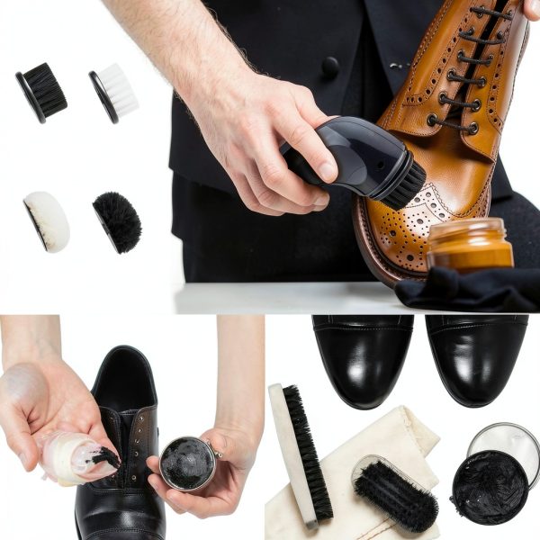 Leather Shoe Cleaner Sansent Electric Polisher S-sp2000 Darkblack-1