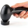 Dioche Electric Shoe Polisher Kit Black Medium Firmness with Case-7