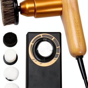 Shoe Polisher Ksquares 75W Electric with Adjustable Speed and 3 Heads-0