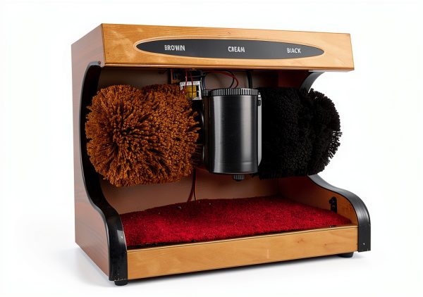 Electric Shoe Polisher NNHDWS Stainless Steel – Hard Leather Finish, 1-0