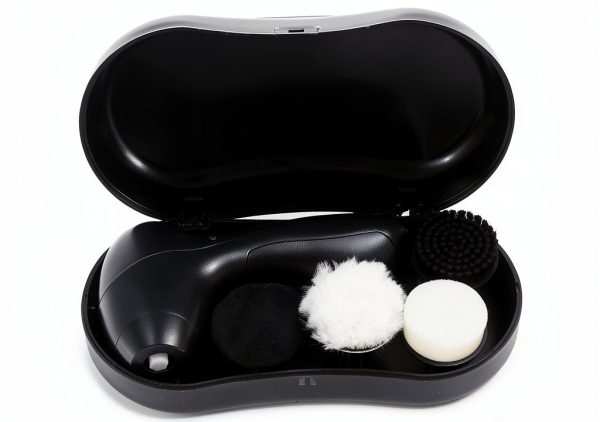 Zerodis Electric Shoe Polisher Portable Kit with 4 Brush Heads-1