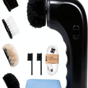 Leather Shoe Cleaner Sansent Electric Polisher S-sp2000 Darkblack-0