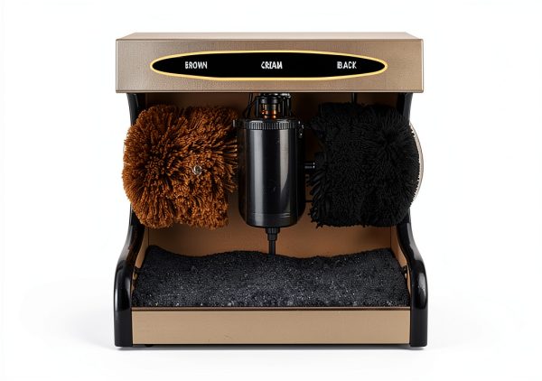 Electric Shoe Polisher NNHDWS Stainless Steel – Hard Leather Finish, 1-1