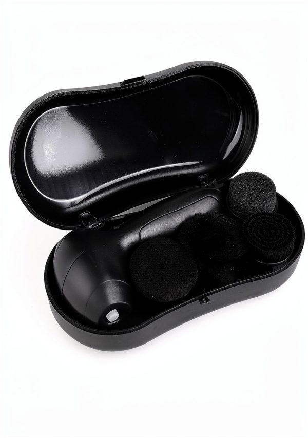 Tomedny Electric Shoe Polisher Portable Leather Kit with 4 Brushes-5