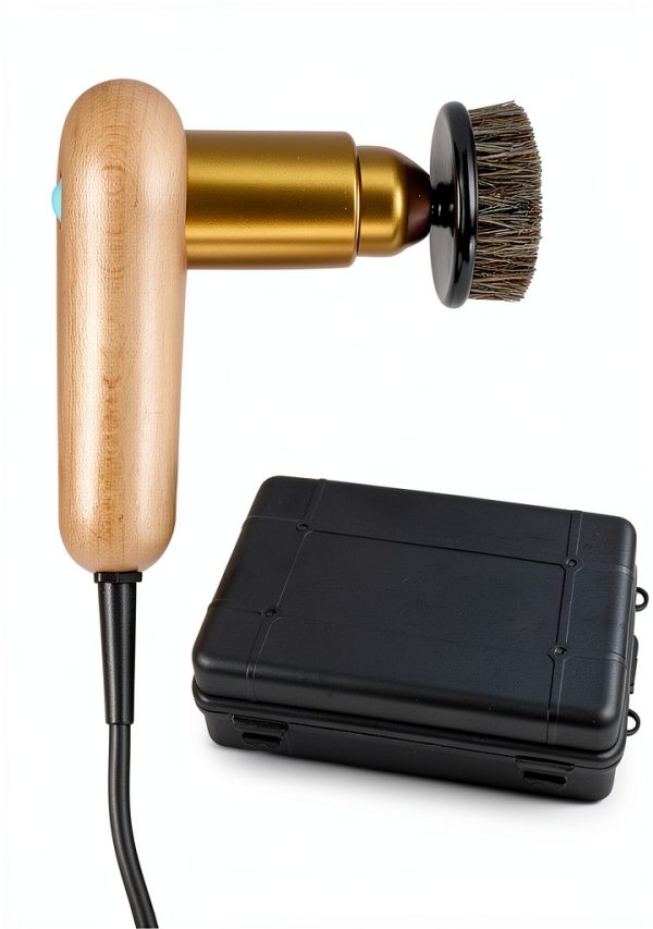 Shoe Polisher Ksquares 75W Electric with Adjustable Speed and 3 Heads-5