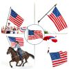 American Flag with Pole 5ft Heavy Duty Aluminum Kit with 3x5 ft Flag-6