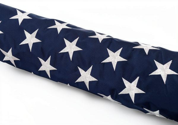 Flag Pole Kit ZMTECH 5FT Solar Light with American Flag Black-5