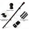 RSOTC Stainless Steel Outdoor Flag Pole 6ft Black Tangle Free-2