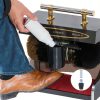 Sangeuhhlk Electric Shoe Buffer, Shoe Polisher Automatic Stainless Steel Dust Removal Polishing Clean Kit for Home Hotel Bank-3