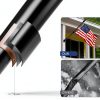 American Flag with Pole 5ft Heavy Duty Aluminum Kit with 3x5 ft Flag-3
