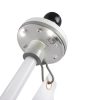 Flag Pole Kit ZMTECH 5FT Solar Light with American Flag Black-2