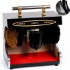 Sangeuhhlk Electric Shoe Buffer, Shoe Polisher Automatic Stainless Steel Dust Removal Polishing Clean Kit for Home Hotel Bank-0