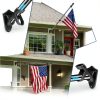 American Flag with Pole 5ft Heavy Duty Aluminum Kit with 3x5 ft Flag-4