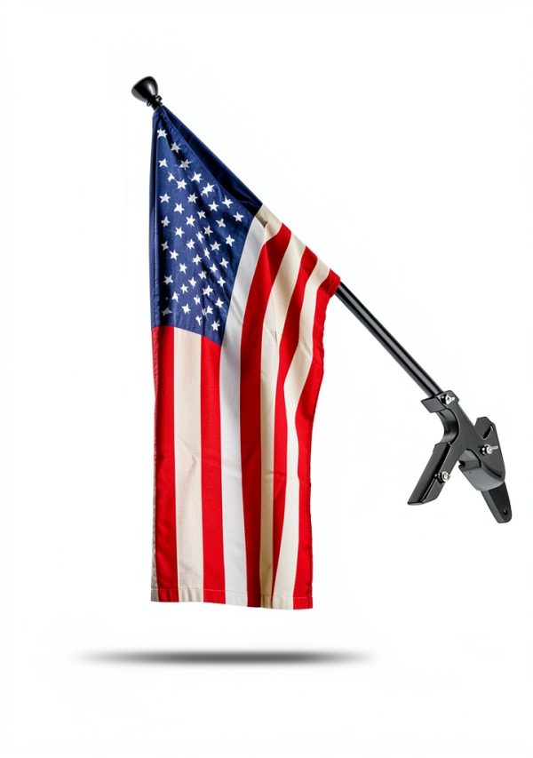 RSOTC Stainless Steel Outdoor Flag Pole 6ft Black Tangle Free-5