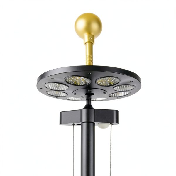 Flag Pole Light Solar XYRIS Bright 136 LED for 15-25 Ft Flagpoles-5