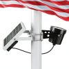 Solar Flag Pole Light 6000K LED IP65 Waterproof Clamp for 1.4-3” Poles-0