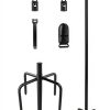 49 Inch Garden Yard Flag Stand Holder by BALIE SPACE 5 Fork Base-0