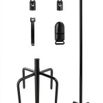 49 Inch Garden Yard Flag Stand Holder by BALIE SPACE 5 Fork Base-0