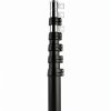Telescopic Flag Pole NELXINJO 20ft Extra Thick Outdoor Black 3x5 Flag-2