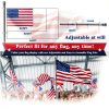 PHITRIC Flag Pole, Tangle Free Spinning Stainless Steel Rustproof Flagpole for 3x5 Sports Fan Outdoor Flags for Outside House (Silver, 5FT, Without Bracket)-3