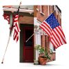 Flag Pole Yeesun 6FT Steel Flagpole with Anti Tangle Black-4