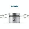 Flag Pole Rings Anovo 360° Rotating Anti‑Wrap Matte Silver 1‑Inch-6