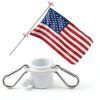Flag Pole Kit with 3x5 American Flag – LAKEROD Stainless Steel 5ft-5
