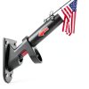Barcetine American Flag with Pole - Includes 5ft Heavy Duty Flag Pole Holder for Outside House,3x5 Embroidered US Flag and Wall Mount Bracket,Tangle Free Flagpoles Kit for Porch,Garage,Outdoor-5