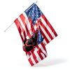 Flag Pole Kit with 3x5 American Flag – LAKEROD Stainless Steel 5ft-7