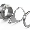 Flagpole Rings Anovo 360° Rotating Anti‑Wrap Matte Silver 1‑Inch 2pcs-3